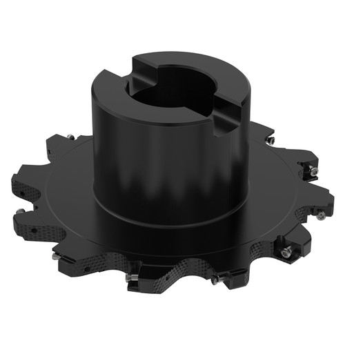Seco Tools 10092382 | R335.18-125-08-32-6N 125.00mm Cutting Diameter x 33.00mm Cutting Depth of Cut Maximum x 3.00 Degree Rake Axial Angle 6 Cutting Edge 9400 rpm Rotational Speed Arbor R335.18 Indexable Slotting Cutter
