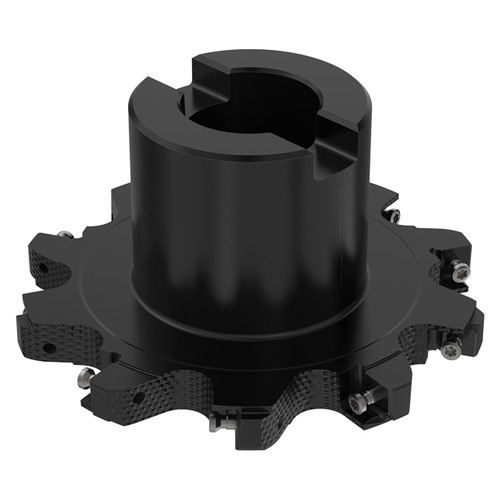 Seco Tools 10092385 | R335.18-100-10-27-5N 100.00mm Cutting Diameter x 25.50mm Cutting Depth of Cut Maximum x 3.00 Degree Rake Axial Angle 5 Cutting Edge 8700 rpm Rotational Speed Arbor R335.18 Indexable Slotting Cutter