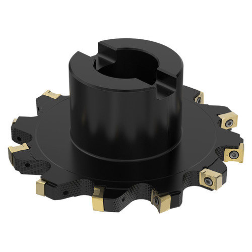 Seco Tools 10092386 | R335.18-125-10-32-6N 125.00mm Cutting Diameter x 33.00mm Cutting Depth of Cut Maximum x 3.00 Degree Rake Axial Angle 6 Cutting Edge 7700 rpm Rotational Speed Arbor R335.18 Indexable Slotting Cutter