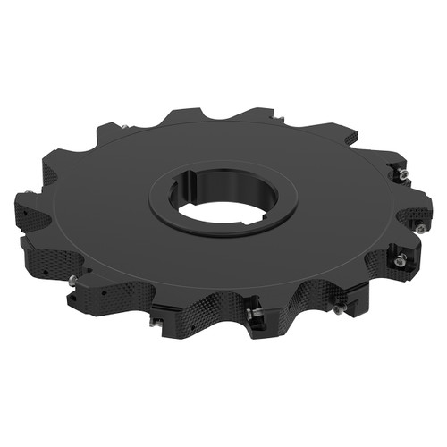 Seco Tools 10092425 | 335.18-160-14-40-7N 160.00mm Cutting Diameter x 51.00mm Cutting Depth of Cut Maximum x 4.00 Degree Rake Axial Angle 7 Cutting Edge 6800 rpm Rotational Speed Arbor hole 335.18 Indexable Slotting Cutter