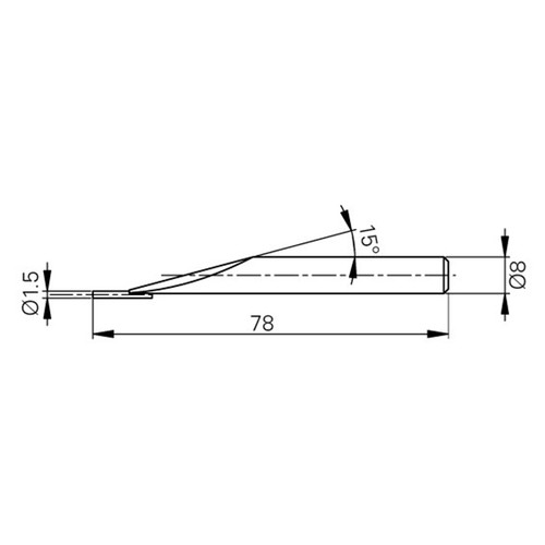 Fowler 54-194-912-0 | 1.50mm Diameter Pin Probe
