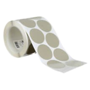 3M 7100325119 | Finesse-it 1-1/4" Overall Diameter x 3.00 mil Thickness 125C 468LA PSA Film Disc Roll - 500 Disc/Roll & 4 Rolls/Case