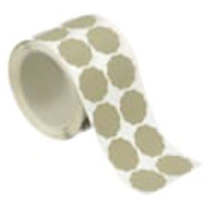 3M 7100325121 | Finesse-it 1-1/4" Overall Diameter x 3.00 mil Thickness 143C 468LA PSA Film Disc Roll - 500 Disc/Roll & 4 Rolls/Case