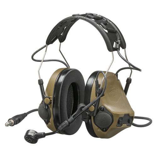 3M 7100328262 | PELTOR MT14H418A-47 CY ComTac VIII Headset - Coyote Brown