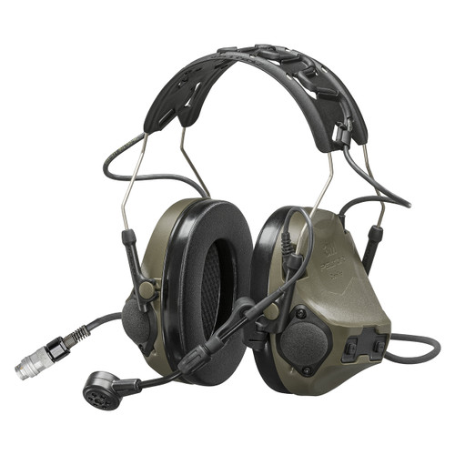 3M 7100328446 | PELTOR MT14H418A-109 GN ComTac VIII Headset - O.D. Green