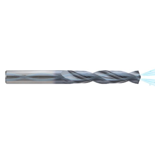 YG1 DTX424029F | 11.51mm Diameter x 12.00mm Shank x 71.00mm Flute Length x 118.00mm OAL x 140 Degree Point Angle 2 Flute RCH Coated Carbide DTX424 Dream Drill