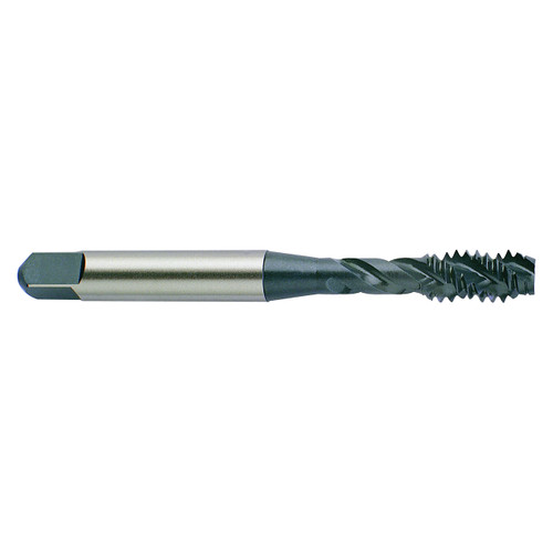 YG1 B0567 | 1/2" - 13 Thread Size x 9.32mm Shank x 16.00mm Thread Length x 85.85mm OAL x 45 Degree Helix Angle UNC H7 Modified Bottoming Chamfer Type Steam Oxide Coated HSS-E B0 Spiral Flute Pipe Tap