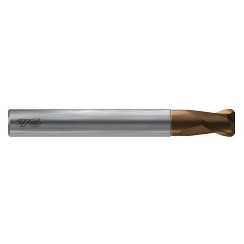 YG1 HPK15200 | 20.00mm Diameter x 20.00mm Shank x 24.00mm LOC x 100.00mm OAL x 0.012" Radius x 35 Degree Helix Angle 2 Flute C-Coated Carbide HPK15 Corner Radius End Mill