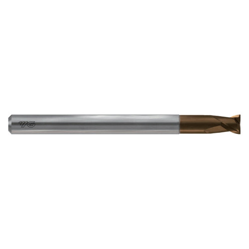 YG1 HPK19100 | 10.00mm Diameter x 10.00mm Shank x 10.00mm LOC x 25.00mm LBS x 75.00mm OAL x 35 Degree Helix Angle 2 Flute C-Coated Carbide HPK19 Square End Mill