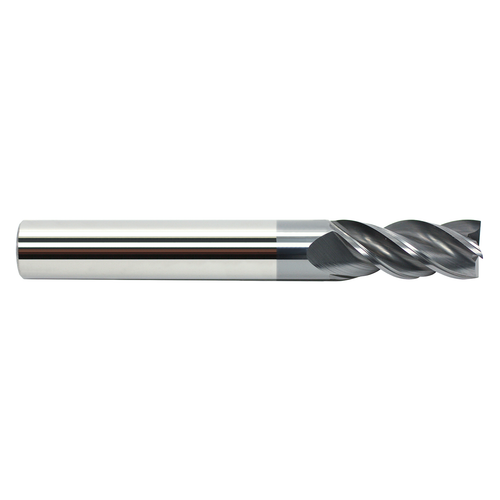 Garr Tool 50287 | 16.00mm Diameter x 16.000" Shank x 32.00mm LOC x 88.00mm OAL x 35 Degree Helix Angle 4 Flute ALCRN Coated Square End Mill