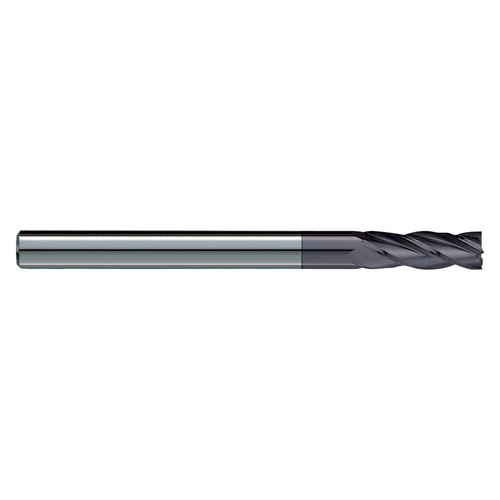 Garr Tool 94327 | 16.00mm Diameter x 16.000" Shank x 75.00mm LOC x 150.00mm OAL x 30 Degree Helix Angle 4 Flute TIALN Coated Square End Mill