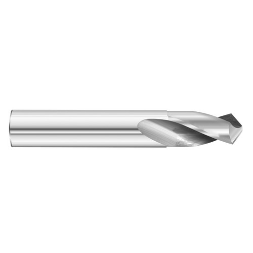 Fullerton Tool 16108 | 17/32" Solid Carbide Uncoated Screw Machine Length Drill