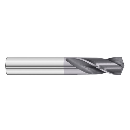 Fullerton Tool 13219 | 2mm Solid Carbide TiAlN Screw Machine Length Drill