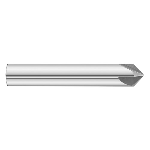 Fullerton Tool 36150 | 90-degree 1/2" x 3" Solid Carbide Uncoated Chamfer Mill