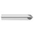 Fullerton Tool 92524 | 90-degree 6mm x 64mm Solid Carbide Uncoated Chamfer Mill