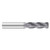 Fullerton Tool 31504 | 1" Diameter x 1" Shank x 3" LOC x 6" OAL 4 Flute TiAlN Solid Carbide Radius End Mill