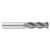 Fullerton Tool 31873 | 1/4" Diameter x 1/4" Shank x 1-1/8" LOC x 3" OAL 4 Flute TiAlN Solid Carbide Radius End Mill