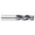 Fullerton Tool 33474 | 3/4" Diameter x 3/4" Shank x 1-5/8" LOC x 4" OAL 3 Flute TiAlN Solid Carbide Radius End Mill