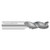 Fullerton Tool 27257 | 1/4" Diameter x 1/4" Shank x 1-1/4" LOC x 3" OAL 3 Flute Uncoated Solid Carbide Radius End Mill