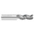 Fullerton Tool 27190 | 3/16" Diameter x 3/16" Shank x 5/8" LOC x 2" OAL 3 Flute Uncoated Solid Carbide Radius End Mill