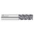 Fullerton Tool 34180 | 1/2" Diameter x 1/2" Shank x 1" LOC x 3" OAL 5 Flute FC18 Solid Carbide Radius End Mill