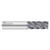 Fullerton Tool 34705 | 5/8" Diameter x 5/8" Shank x 1-1/2" LOC x 3-1/2" OAL 5 Flute FC18 Solid Carbide Radius End Mill