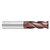 Fullerton Tool 35112 | 1/4" Diameter x 1/4" Shank x 3/4" LOC x 2-1/2" OAL 4 Flute FC20 Solid Carbide Radius End Mill