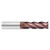 Fullerton Tool 35209 | 1/4" Diameter x 1/4" Shank x 1" LOC x 3" OAL 4 Flute FC20 Solid Carbide Radius End Mill