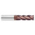 Fullerton Tool 35175 | 3/8" Diameter x 3/8" Shank x 1-1/4" LOC x 3" OAL 4 Flute FC20 Solid Carbide Radius End Mill