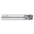 Fullerton Tool 92433 | 8mm Diameter x 8mm Shank x 12mm LOC x 50mm OAL 4 Flute FC18 Solid Carbide Radius End Mill
