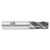 Fullerton Tool 39611 | 1/2" Diameter x 1/2" Shank x 1" LOC x 3" OAL 4 Flute TiAlN Solid Carbide Radius End Mill