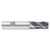Fullerton Tool 39608 | 1/4" Diameter x 1/4" Shank x 3/4" LOC x 2-1/2" OAL 3 Flute TiAlN Solid Carbide Radius End Mill