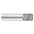 Fullerton Tool 37500 | 3/4" Diameter x 3/4" Shank x 1-1/8" LOC x 4" OAL 8 Flute Uncoated Solid Carbide Radius End Mill