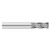 Fullerton Tool 32260 | 1/2" Diameter x 1/2" Shank x 2" LOC x 4" OAL 4 Flute Uncoated Solid Carbide Square End Mill