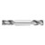 Fullerton Tool 32393 | 1/4" Diameter x 1/4" Shank x 5/8" LOC x 3" OAL 4 Flute Uncoated Solid Carbide Square End Mill