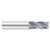 Fullerton Tool 32758 | 9/16" Diameter x 9/16" Shank x 1-1/4" LOC x 3-1/2" OAL 4 Flute TiCN Solid Carbide Square End Mill