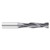 Fullerton Tool 30114 | 1/4" Diameter x 1/4" Shank x 1-1/2" LOC x 4" OAL 2 Flute TiAlN Solid Carbide Square End Mill