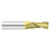 Fullerton Tool 33126 | 3/64" Diameter x 1/8" Shank x 1/8" LOC x 1-1/2" OAL 2 Flute TiN Solid Carbide Square End Mill