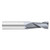 Fullerton Tool 32766 | 3/64" Diameter x 1/8" Shank x 3/16" LOC x 1-1/2" OAL 2 Flute TiCN Solid Carbide Square End Mill