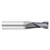 Fullerton Tool 30649 | 1/8" Diameter x 1/8" Shank x 1/2" LOC x 1-1/2" OAL 2 Flute TiAlN Solid Carbide Square End Mill