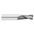 Fullerton Tool 32077 | 9/16" Diameter x 9/16" Shank x 1-1/4" LOC x 3-1/2" OAL 2 Flute Uncoated Solid Carbide Square End Mill