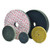 Superior Abrasives 54672 | SHUR-BRITE 3" x 1/2" x 1/4" Fine (Density 2) Arbor Mounted Unitized Wheel