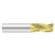 Fullerton Tool 30456 | 3/32" Diameter x 1/8" Shank x 3/8" LOC x 1-1/2" OAL 3 Flute TiN Solid Carbide Square End Mill