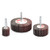 Superior Abrasives 10102 | SHUR-KUT 1" x 5/8" x 1/4" 80 Grit Aluminum Oxide Mounted Flap Wheel