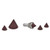 Superior Abrasives 12196 | SHUR-KUT 1-1/2" x 60-Degree 80 Grit Aluminum Oxide Center Lap Cone