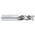 Fullerton Tool 27103 | 1/4" Diameter x 1/4" Shank x 3/4" LOC x 2-1/2" OAL 3 Flute Uncoated Solid Carbide Square End Mill