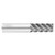 Fullerton Tool 38070 | 1/2" Diameter x 1/2" Shank x 1-1/4" LOC x 3" OAL 5 Flute Uncoated Solid Carbide Square End Mill