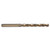 Precision Twist Drill 052321 | #21 Diameter 5-3/4" OAL 135 Degree Cobalt High Speed Steel Bronze Taper Length Drill Bit
