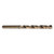Precision Twist Drill 052321 | #21 Diameter 5-3/4" OAL 135 Degree Cobalt High Speed Steel Bronze Taper Length Drill Bit