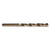 Precision Twist Drill 052326 | #26 Diameter 5-3/8" OAL 135 Degree Cobalt High Speed Steel Bronze Taper Length Drill Bit